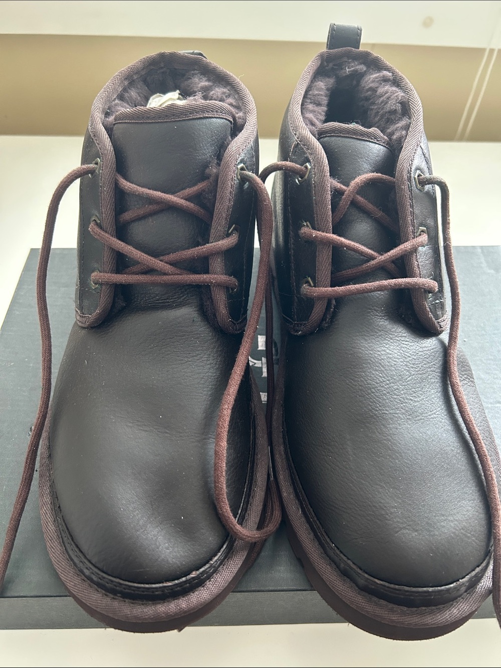 UGG Men's Dark Brown Neumel Boots